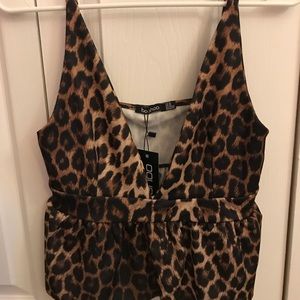 Cheetah crop top